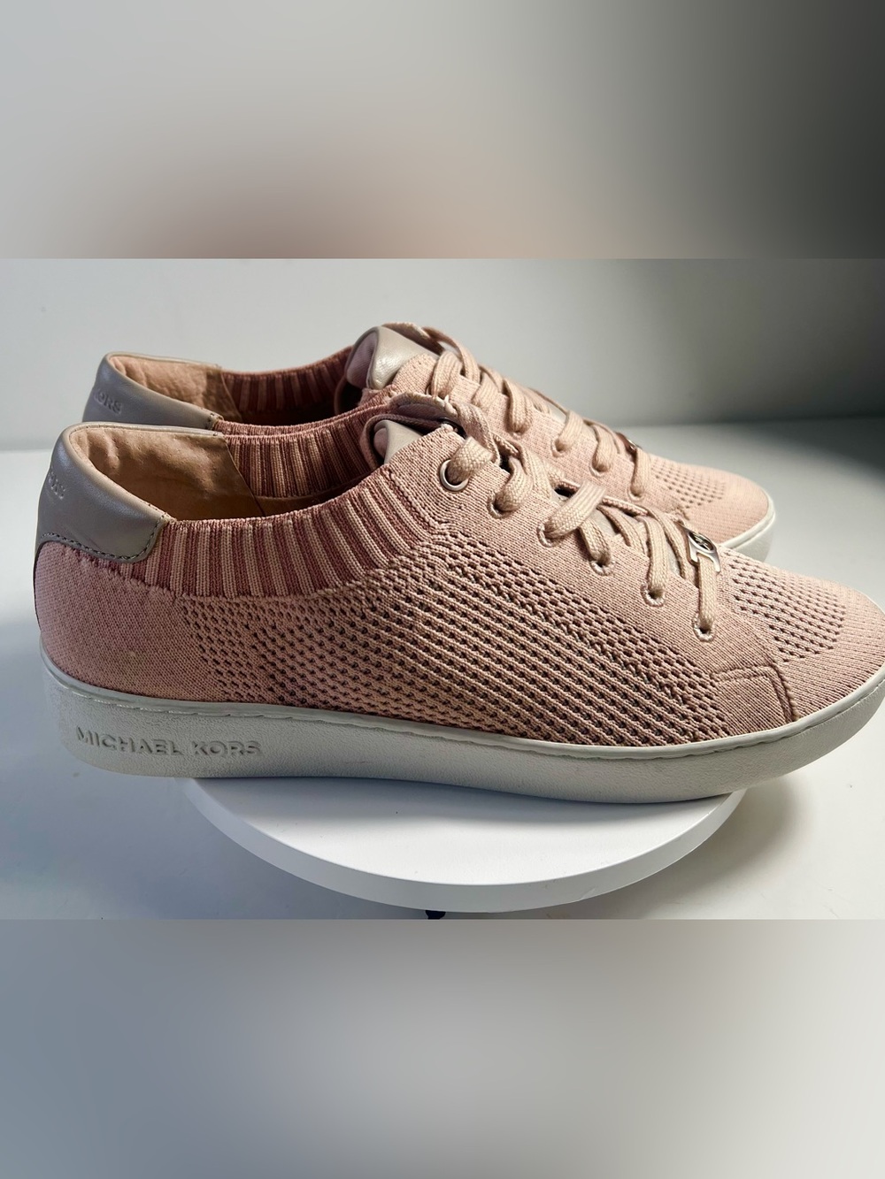 Michael Kors pale pink and beige sneakers. Nordstrom return. Size 9